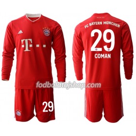 FC Bayern München Kingsley Coman 29 Børn Hjemme Fodboldsæt 2020-21 L/S (+ Korte bukser)